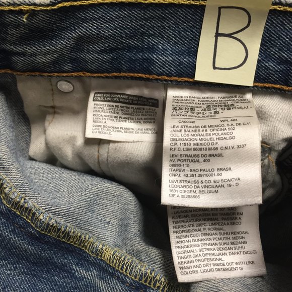 Four Pairs BUNDLE Men’s Levi’s 550 Relaxed Fit Blue Black Jeans 33 x 32 W33 L32 - Picture 4 of 11